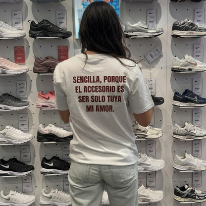 sencilla por que el accesorio es ser tuya